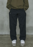 オーワイ(OY)  	SIDE BLOCK ZIPPER PANTS-BLACK/GREY