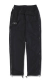 オーワイ(OY)  	SIDE BLOCK ZIPPER PANTS-BLACK/GREY