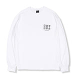 オーワイ(OY)   CRACK TRIPLE LOGO SLEEVE T-WHITE