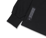 オーワイ(OY)   CRACK TRIPLE LOGO SLEEVE T-BLACK