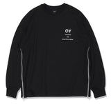 オーワイ(OY) 	METAL SIDE ZIPPER SLEEVE T-BLACK