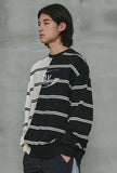 オーワイ(OY) 	HALF MIX STRIPE MTM-BLACK/IVORY