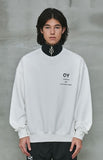 オーワイ(OY) 	BASIC LOGO ZIPPER MTM-WHITE