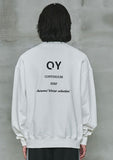 オーワイ(OY) 	BASIC LOGO ZIPPER MTM-WHITE