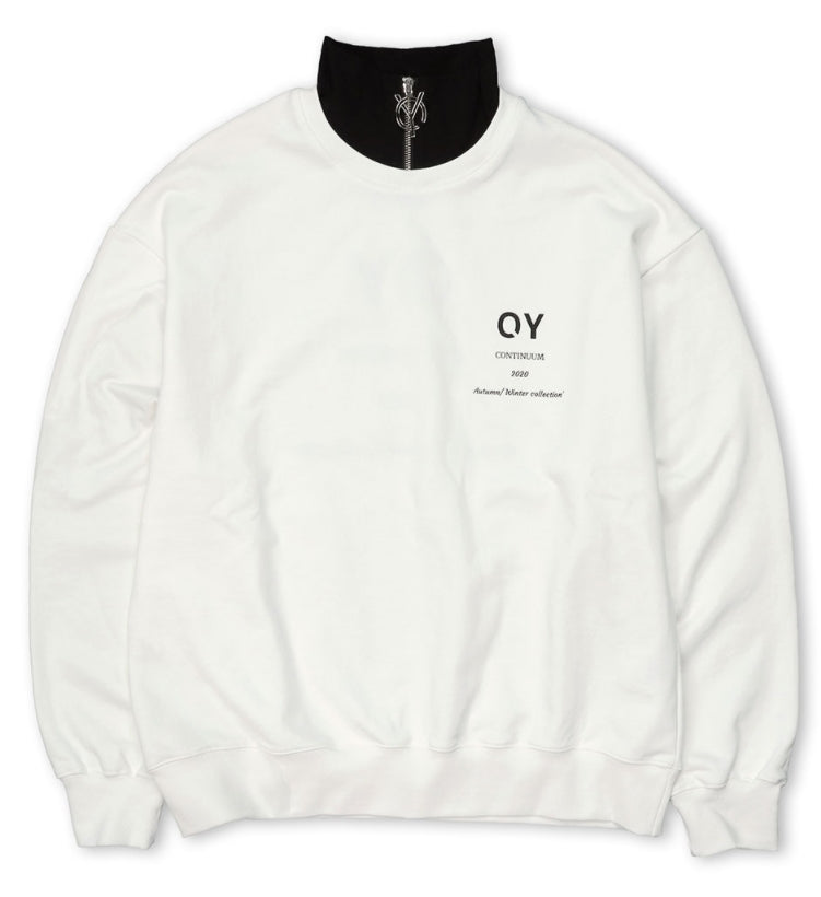 オーワイ(OY) BASIC LOGO ZIPPER MTM-WHITE – UNDERSTUDY CLUB