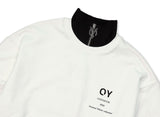 オーワイ(OY) 	BASIC LOGO ZIPPER MTM-WHITE