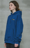 オーワイ(OY) 	BASIC LOGO HOODIE-BLUE