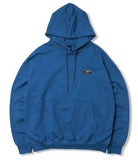 オーワイ(OY) 	BASIC LOGO HOODIE-BLUE