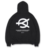 オーワイ(OY) 	BASIC LOGO HOODIE-BLACK