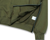 オーワイ(OY) 	SIDE ZIPPER HOODIE-KHAKI