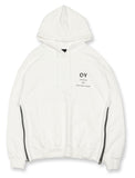 オーワイ(OY) 	SIDE ZIPPER HOODIE-WHITE