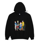 アクメドラビ(acme' de la vie)   ADLV FRIENDS HOODIE BLACK