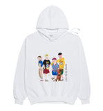 アクメドラビ(acme' de la vie)   ADLV FRIENDS HOODIE WHITE