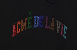 アクメドラビ(acme' de la vie)  FULL LOGO HOTFIX CRYSTAL HOODIE BLACK