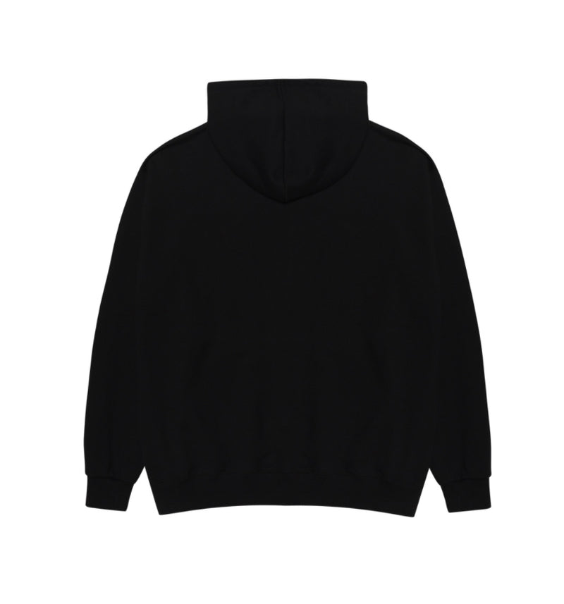 アクメドラビ(acme' de la vie)  ADLV HOTFIX CRYSTAL HOODIE BLACK