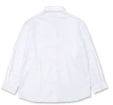 オーワイ(OY) 	LAYERED LOGO SHIRTS-WHITE