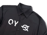 オーワイ(OY) 	LAYERED LOGO SHIRTS-BLACK