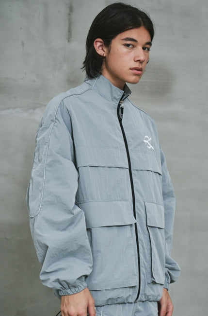 オーワイ(OY) 	U REFLECTIVE TRACK JACKET-GREY