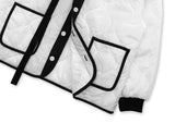 オーワイ(OY) 	PAINTING LOGO QUILTING JACKET-WHITE