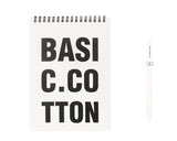 ベーシックコットン(BASIC COTTON) BCN Notebook Bag-Black