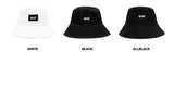 ベーシックコットン(BASIC COTTON) BCN Stitch Bucket Hat- Black