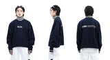 ベーシックコットン(BASIC COTTON) BCN Biz Man to Man-Navy