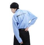 ベーシックコットン(BASIC COTTON) BCN Long Shirt-Blue