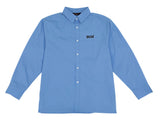ベーシックコットン(BASIC COTTON) BCN Long Shirt-Blue