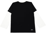 ベーシックコットン(BASIC COTTON) BCN Layered Top-Black