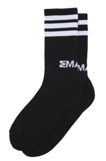 MMIC(エムエムアイシー) UNPAIRED STRIPE SOCKS BK