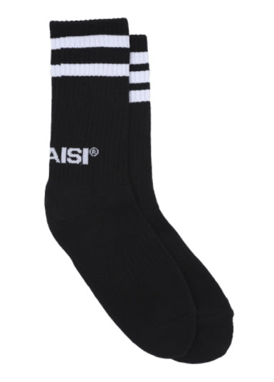 MMIC(エムエムアイシー) UNPAIRED STRIPE SOCKS BK
