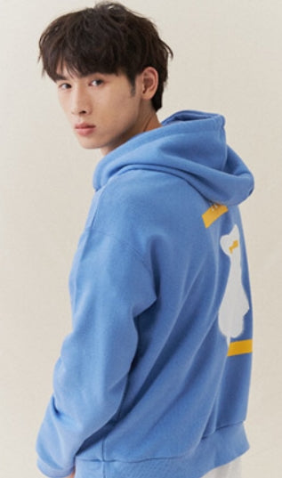 AQO_studiospace(アコスタジオスペース) AQO BEAR HOODIE BLUE