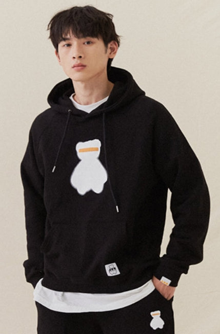 AQO_studiospace(アコスタジオスペース) AQO BIG BEAR HOODIE BLACK