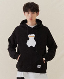 AQO_studiospace(アコスタジオスペース) AQO BIG BEAR HOODIE BLACK