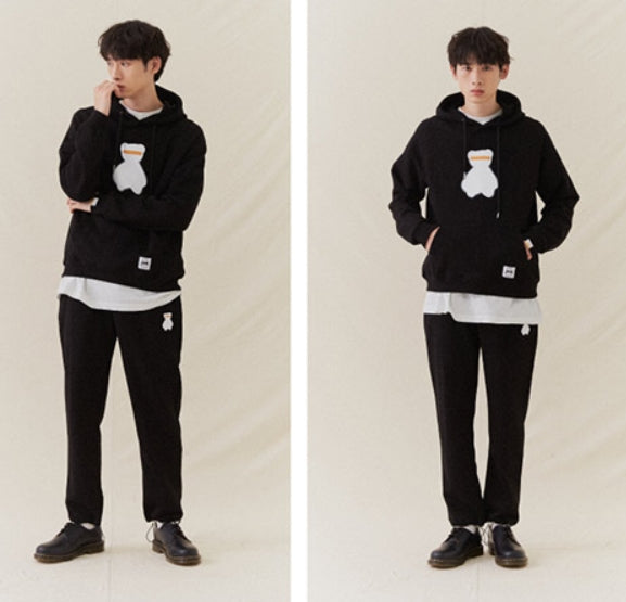 AQO_studiospace(アコスタジオスペース)  AQO BEAR SWEAT PANTS BLACK