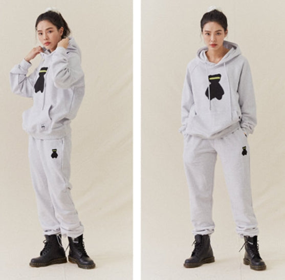 AQO_studiospace(アコスタジオスペース)  AQO BEAR SWEAT PANTS GREY