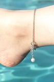 MONDAY EDITION(マンデイエディション)  usual drop me pearl chain anklet