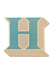 MONDAY EDITION(マンデイエディション) Stickery Initial Label H