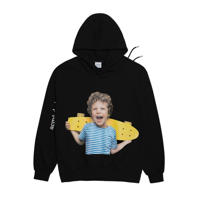 アクメドラビ(acme' de la vie) ADLV BABY FACE HOODIE BLACK SKATEBOARD
