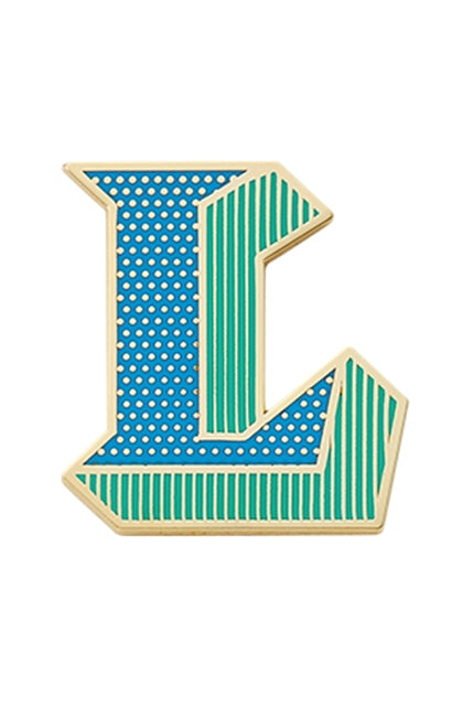 MONDAY EDITION(マンデイエディション) Stickery Initial Label L