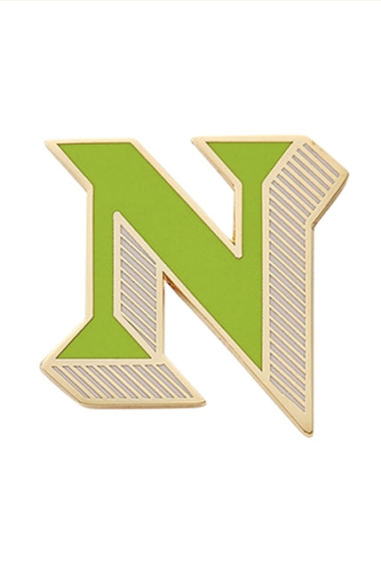MONDAY EDITION(マンデイエディション) Stickery Initial Label N