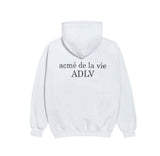 アクメドラビ(acme' de la vie) ADLV BABY FACE HOODIE WHITE HEART