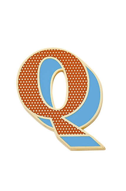 MONDAY EDITION(マンデイエディション) Stickery Initial Label Q