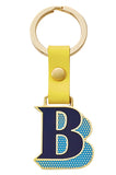 MONDAY EDITION(マンデイエディション) Stickery Initial Key Ring B