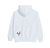 アクメドラビ(acme' de la vie) RAINBOW LOGO HOODIE WHITE