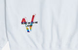 アクメドラビ(acme' de la vie) RAINBOW LOGO HOODIE WHITE