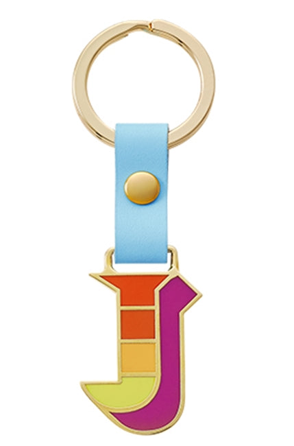 MONDAY EDITION(マンデイエディション) Stickery Initial Key Ring J