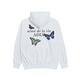 アクメドラビ(acme' de la vie) BUTTERFLY HOODIE WHITE