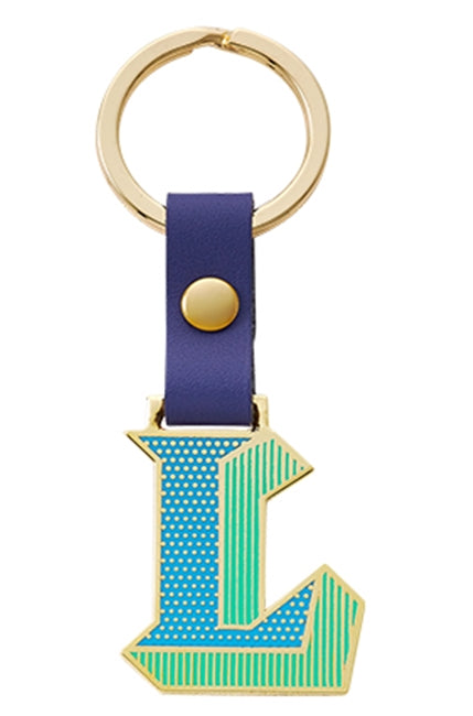 MONDAY EDITION(マンデイエディション) Stickery Initial Key Ring L