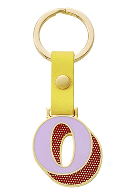 MONDAY EDITION(マンデイエディション) Stickery Initial Key Ring O